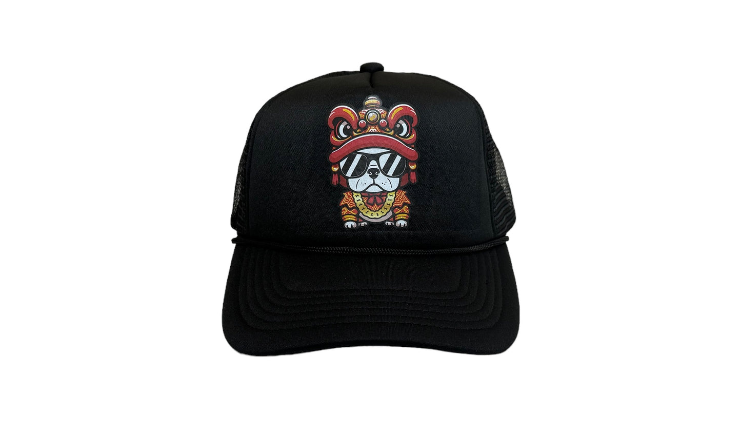 Lunar New Year Trucker in Black