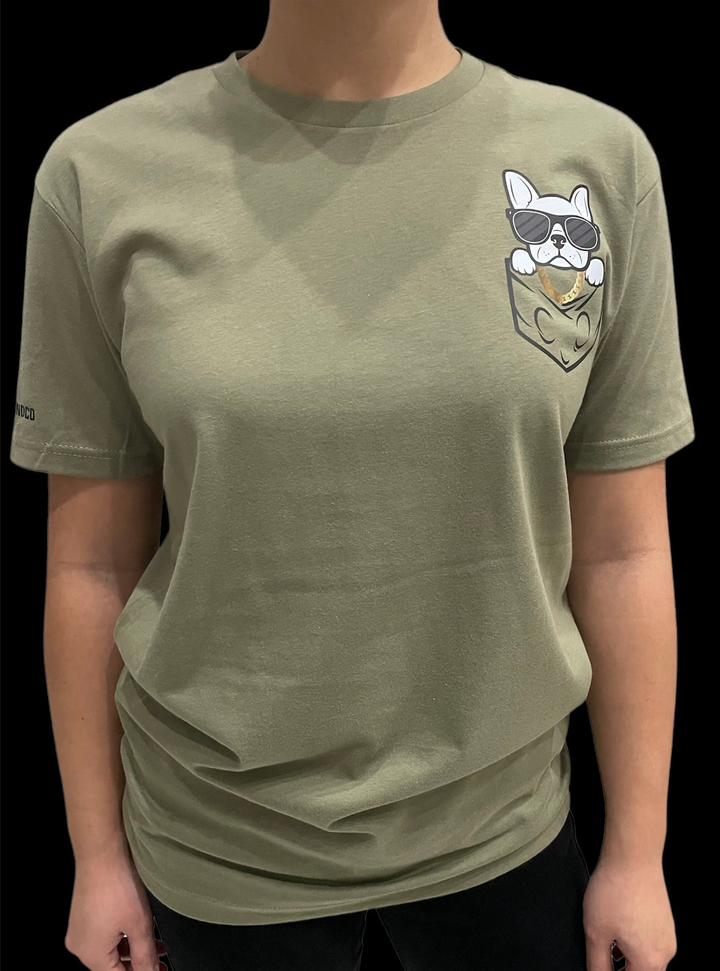Olive Green Pocket Frenchie