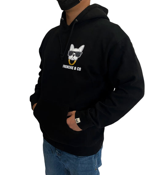 Classic Black Frenchie Hoodie