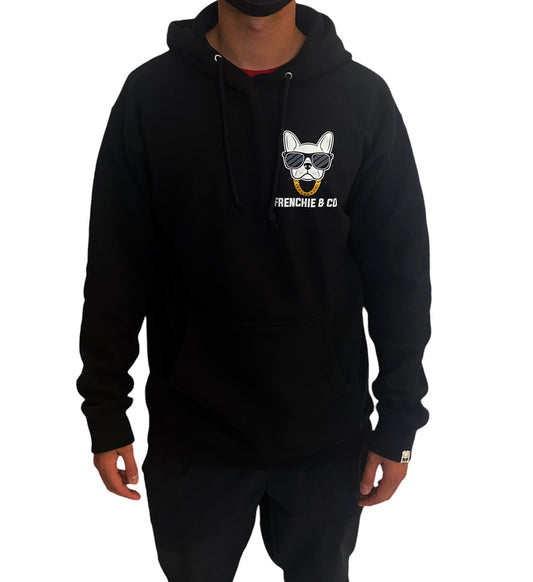 Classic Black Frenchie Hoodie