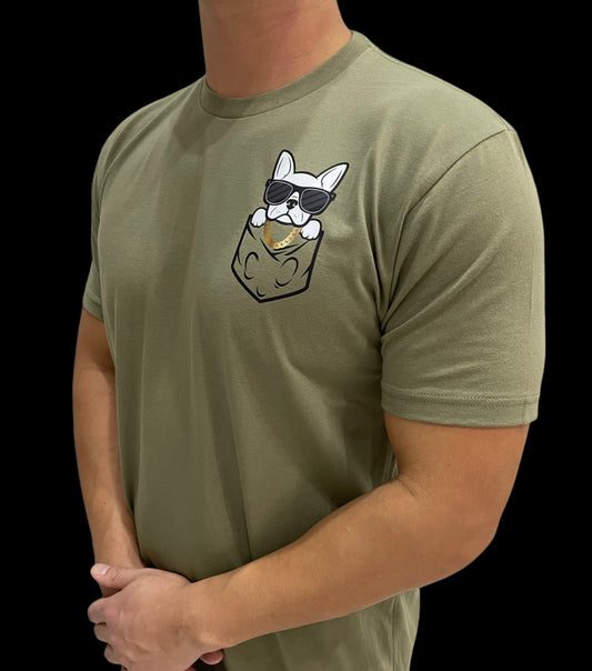 Olive Green Pocket Frenchie