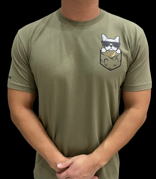 Olive Green Pocket Frenchie