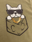 Olive Green Pocket Frenchie